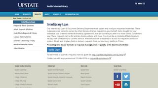 
                            9. Interlibrary Loan | Health Sciences Library | SUNY Upstate …