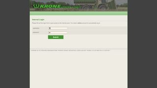 
                            7. Internal Login - Krone UK