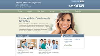 
                            11. Internal Medicine Physicians of the North Shore: Home