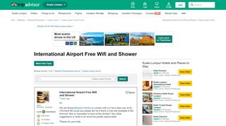 
                            7. International Airport Free Wifi and Shower - Kuala Lumpur ...