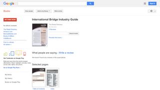 
                            9. International Bridge Industry Guide