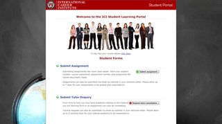 
                            8. International Career Institute - Student Portal