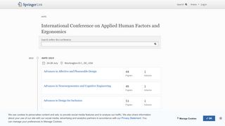 
                            1. International Conference on Applied Human Factors and ...