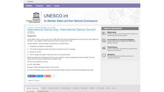 
                            9. International Dance Day, International Dance Council (CID) | United ...