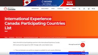 
                            7. International Experience Canada: Countries | …