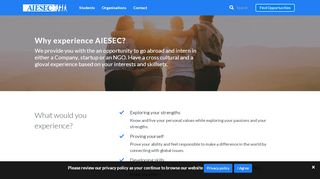 
                            9. International Internship - AIESEC