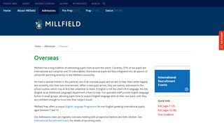 
                            8. International pupils | Millfield School | Millfield