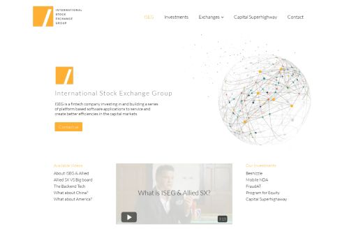 
                            7. International Stock Exchange Group | Creating a ...