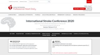 
                            2. International Stroke Conference 2019 - Professional Heart Daily
