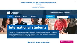 
                            8. International students - QUT