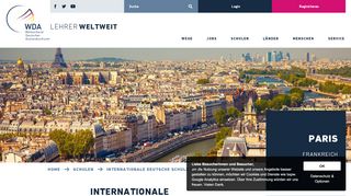 
                            6. Internationale Deutsche Schule Paris · Lehrer weltweit