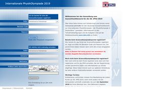 
                            8. Internationale PhysikOlympiade 2019 - scienceolympiaden.de