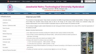 
                            8. Internet and WiFi - Jawaharlal Nehru Technological University ...