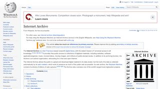 
                            6. Internet Archive - Wikipedia