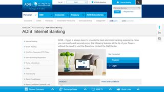 
                            8. Internet Banking | Abu Dhabi Islamic Bank (ADIB) - Egypt