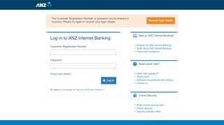 
                            7. INTERNET BANKING - ANZ Personal Banking