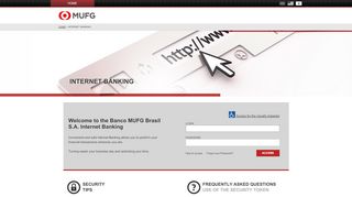 
                            8. Internet Banking - Banco de Tokyo-Mitsubishi UFJ Brasil S/A