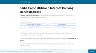 
                            6. Internet Banking Banco do Brasil - Como Acessar →【Saiba Mais】