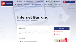 
                            4. Internet Banking - CBZ Holdings