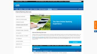 
                            2. Internet Banking, Ebanking and Online Banking ... - Citibank