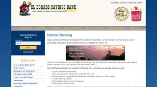 
                            1. Internet Banking - El Dorado Savings Bank