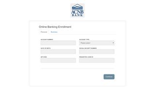 
                            4. Internet Banking Enrollment - online.acnb.com