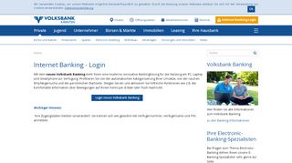 
                            8. Internet Banking - Login | Volksbank Kärnten eG