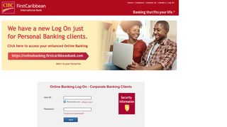 
                            6. Internet Banking : LogOn - CIBC FirstCaribbean International Bank