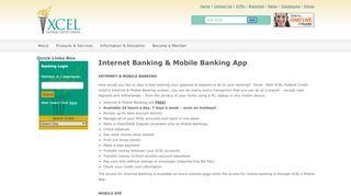 
                            1. Internet Banking & Mobile Banking App :: XCEL …