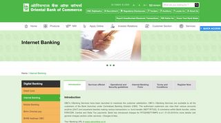 
                            7. Internet Banking - obcindia.co.in