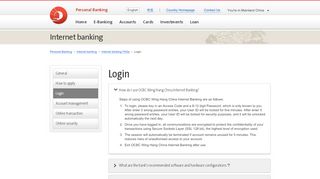 
                            6. Internet banking - ocbc.com.cn