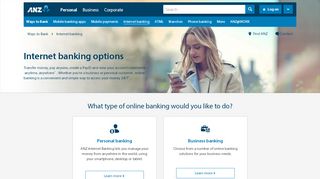 
                            8. Internet banking options | ANZ