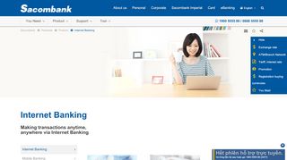 
                            4. Internet Banking - Sacombank