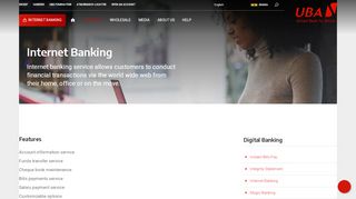 
                            6. Internet Banking - UBA Ghana