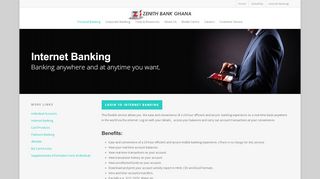 
                            5. Internet Banking – Zenith Bank (Ghana) Ltd