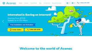 
                            3. Internet & Home Phone Service Provider in Canada | Acanac