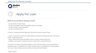 
                            6. Internet Lending - Login