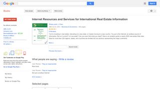 
                            8. Internet Resources and Services for International Real Estate ...