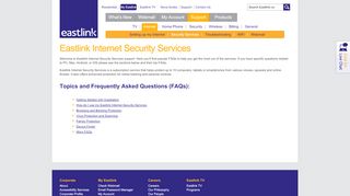 
                            1. Internet Security Services | Eastlink Customer Support - My Eastlink