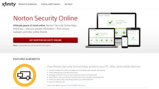 
                            3. Internet Security with Xfinity - Norton Security Online