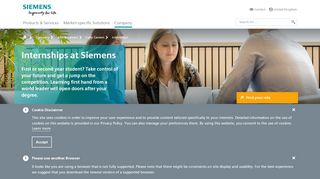 
                            11. Internships | Early Careers | Siemens UK Jobs & Careers ...