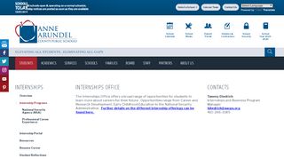 
                            2. Internships / Internship Programs - Anne Arundel County Public Schools