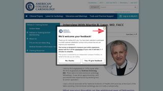 
                            6. Interview With Martin B. Leon, MD, FACC - American College of ...