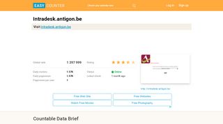 
                            6. Intradesk.antigon.be: login - Easy Counter