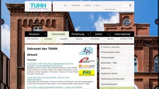 
                            2. Intranet Startseite - TUHH