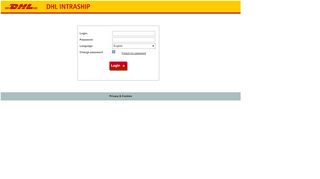 
                            5. Intraship 7.4 - DHL Express