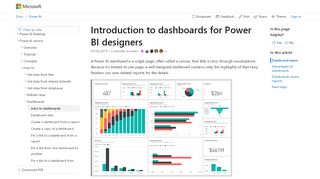 
                            3. Intro to dashboards for Power BI designers - Power BI ...