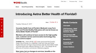 
                            8. Introducing Aetna Better Health of Florida® | CVS Health