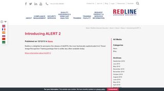 
                            1. Introducing ALERT 2 | Redline Assured Security