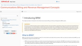 
                            8. Introducing BRM - docs.oracle.com